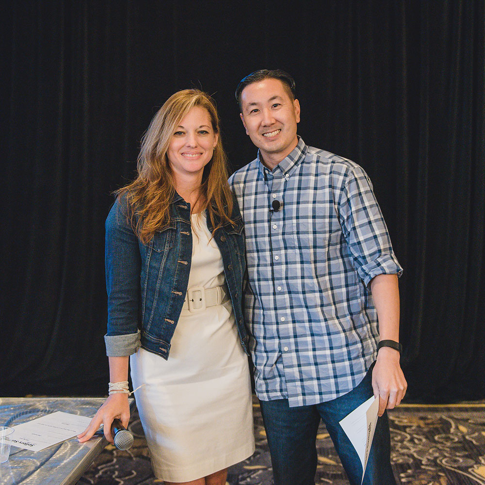 Steve Chou and Toni Herrbach